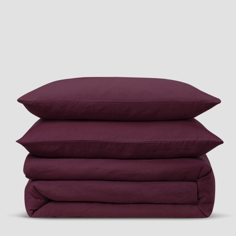 Linen Blend Bedding Set Collection Style 2