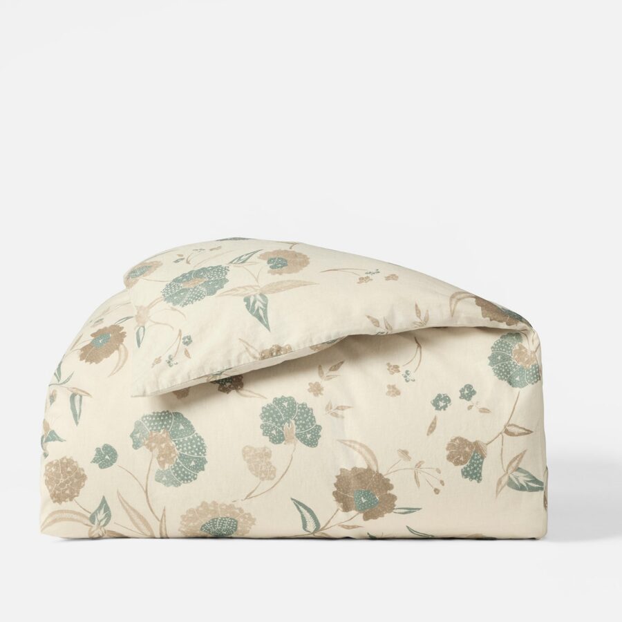 Natural Printed Textile Duvet Cover for Everyday Comfort