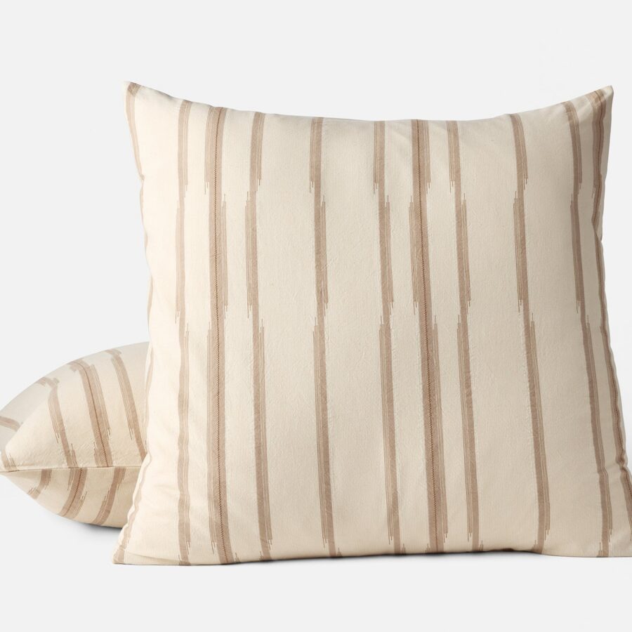 Fawn Striped Textile Pillow Sham for Everyday Comfort