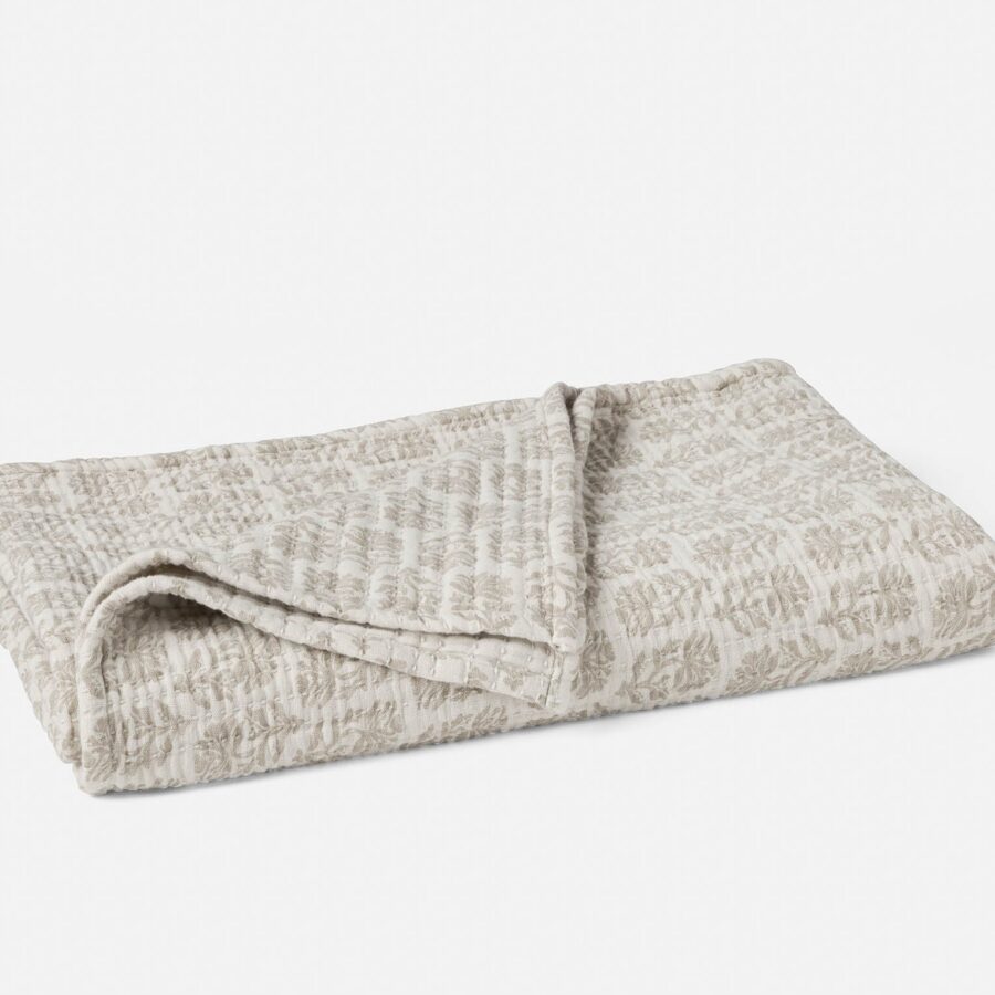 Sand Textured Textile Throw Blanket for Everyday Comfort