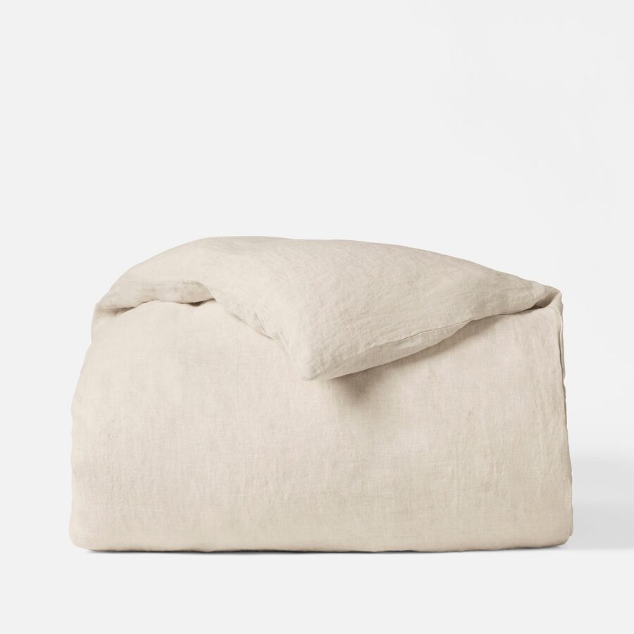 Natural Relaxed Linen Duvet Cover for Everyday Comfort