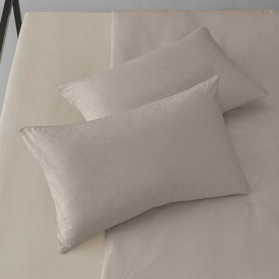 Airy Contrast Queen Pillowcase Set for Bedding