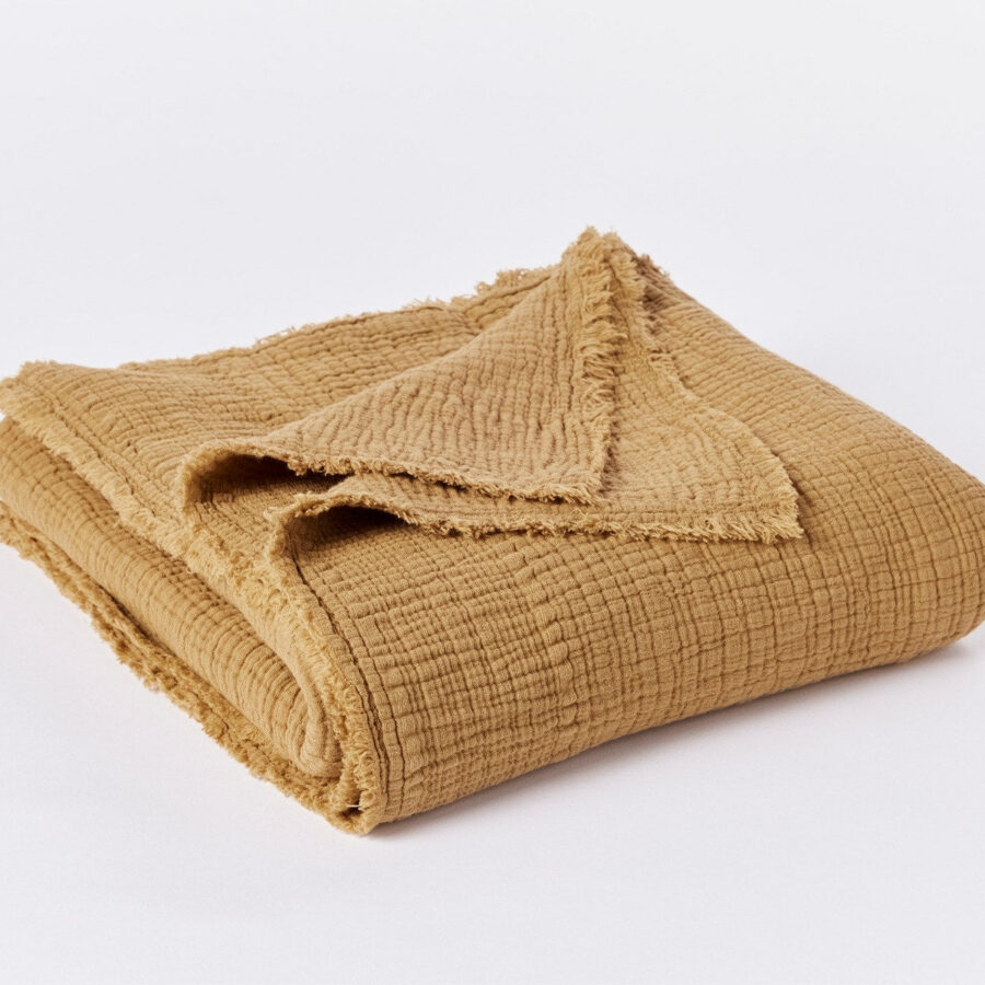Hazel Textured Textile Throw Blanket for Everyday Comfort